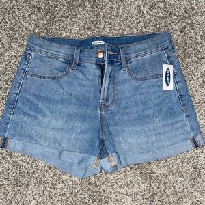 Cuffed, Old Navy jean shorts